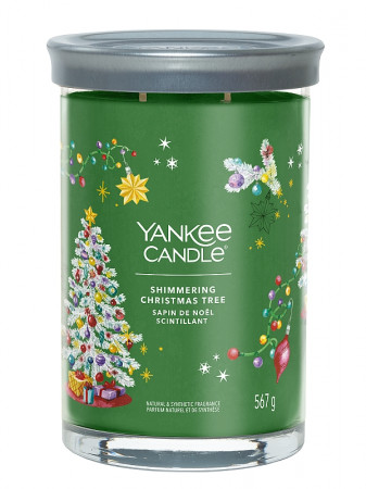 detail Yankee Candle SHIMMERING CHRISTMAS, signature tumbler velký 567 g