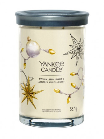 detail Yankee Candle TWINKLING LIGHTS, signature tumbler velký 567 g