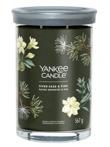 Yankee Candle SILVER SAGE & PINE, signature tumbler velký 567 g